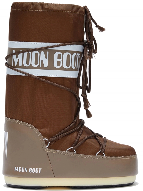 Moon Boot Icon Brown Nylon Boots